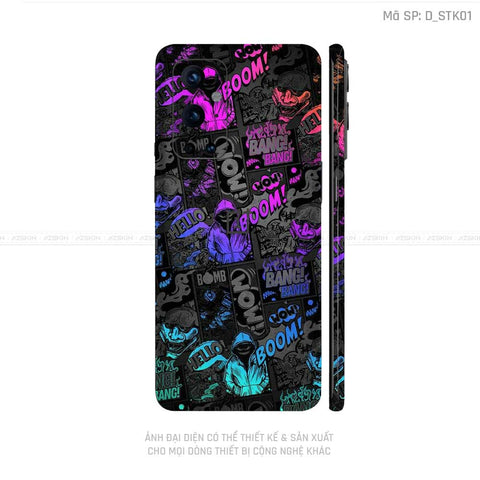 Dán Skin Oneplus 8/9 Series Hình Sticker | D_STK01