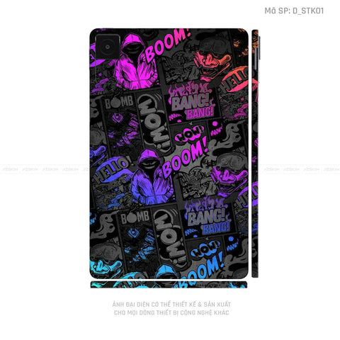 Dán Skin Máy Tính Bảng Xiaomi Mipad Hình Sticker | D_STK01