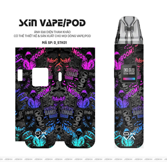 Dán Skin Pod Hình Sticker | D_STK01