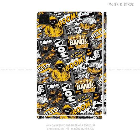 Dán Skin Máy Tính Bảng Xiaomi Mipad Hình Sticker | D_STK02