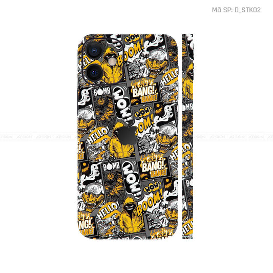Dán Skin IPhone 12 Series Hình Sticker | D_STK02
