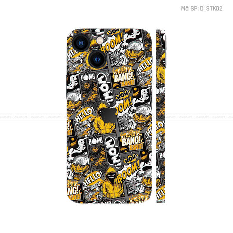 Dán Skin IPhone 16 Series Hình Sticker | STK02