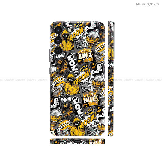 Dán Skin Galaxy S22 Series Hình Sticker | D_STK02