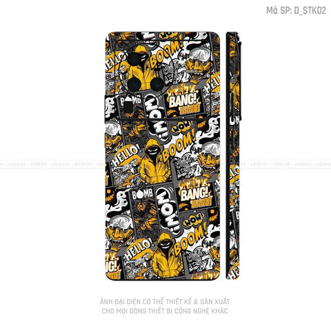 Dán Skin Vivo X Series Hình Sticker | D_STK02