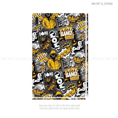 Dán Skin Galaxy Tab S7 Series Hình Sticker | D_STK02