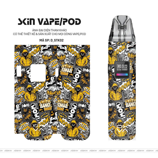 Dán Skin Pod Hình Sticker | D_STK02