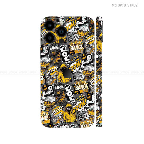 Dán Skin IPhone 16 Series Hình Sticker | STK02