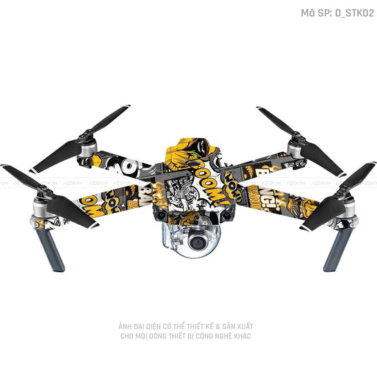 Dán Skin Flycam Hình Sticker | D_STK02