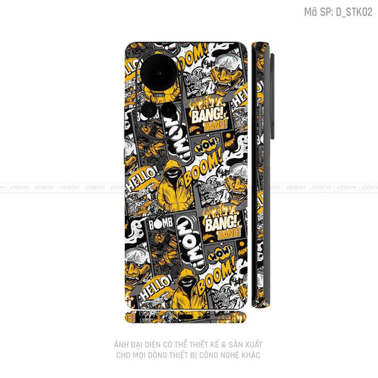 Dán Skin Điện Thoại OPPO Reno Series Hình Sticker | D_STK02