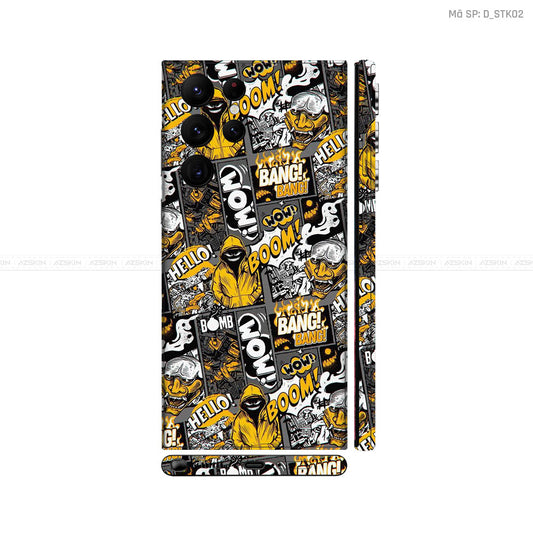 Dán Skin Galaxy S22 Series Hình Sticker | D_STK02