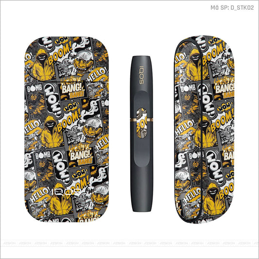 Dán Skin IQOS Hình Sticker | D_STK02