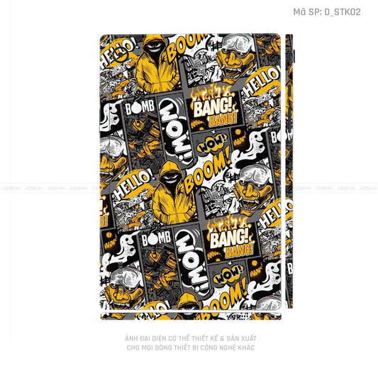 Dán Skin Galaxy Tab A Series Hình Sticker | D_STK02