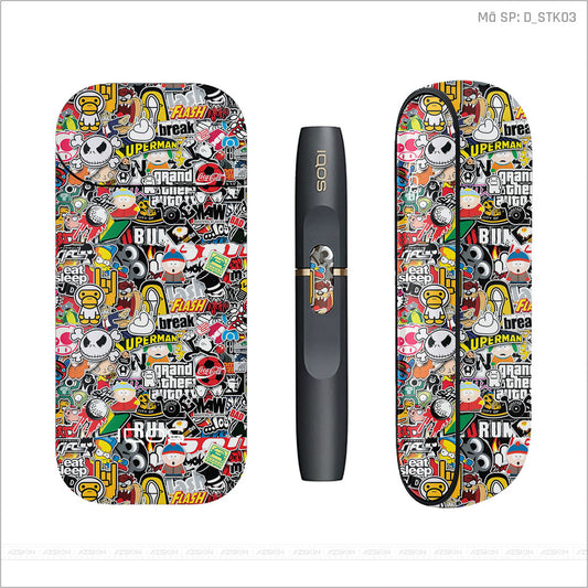 Dán Skin IQOS Hình Sticker | D_STK03
