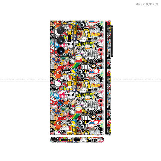 Dán Skin Galaxy Note 20 Series Hình Sticker | D_STK03