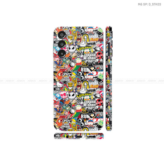 Dán Skin Samsung A Series Hình Sticker | D_STK03