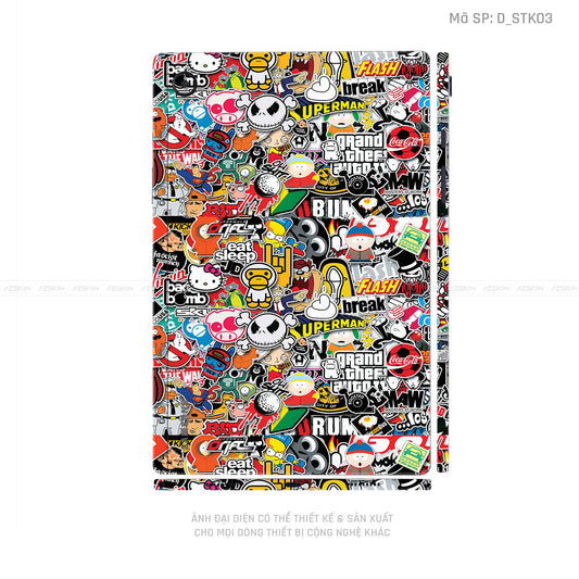 Dán Skin Galaxy Tab A Series Hình Sticker | D_STK03