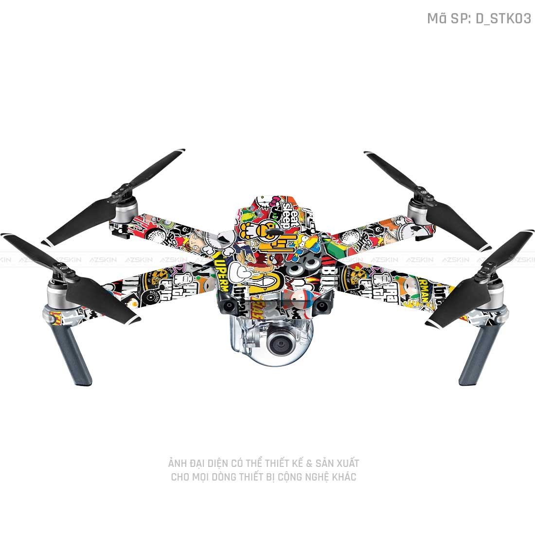 Dán Skin Flycam Hình Sticker | D_STK03
