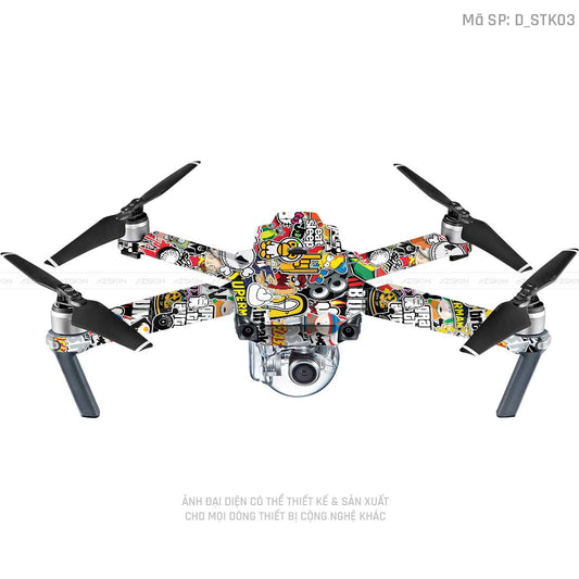 Dán Skin Flycam Hình Sticker | D_STK03