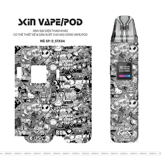 Dán Skin Pod Hình Sticker | D_STK04