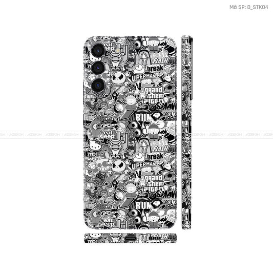 Dán Skin Galaxy S22 Series Hình Sticker | D_STK04