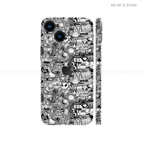 Dán Skin IPhone 13 Series Hình Sticker | D_STK04