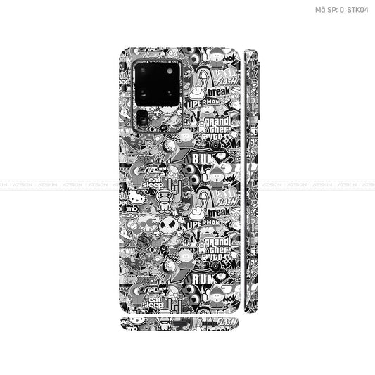 Dán Skin Galaxy S20 Series Hình Sticker | D_STK04