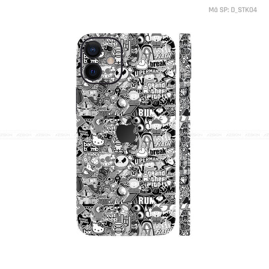 Dán Skin IPhone 12 Series Hình Sticker | D_STK04