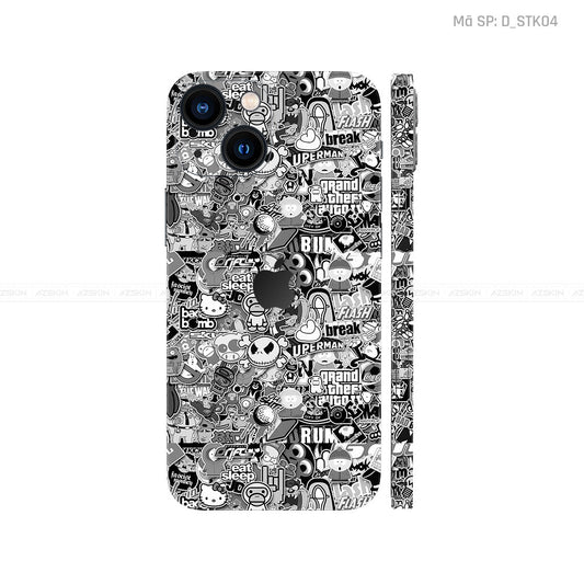 Dán Skin IPhone 15 Series Hình Sticker | STK04