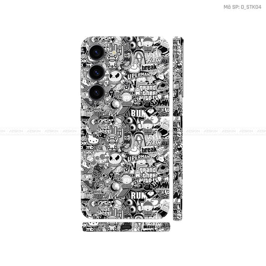 Dán Skin Galaxy S23 Series Hình Sticker Boom | D_STK04