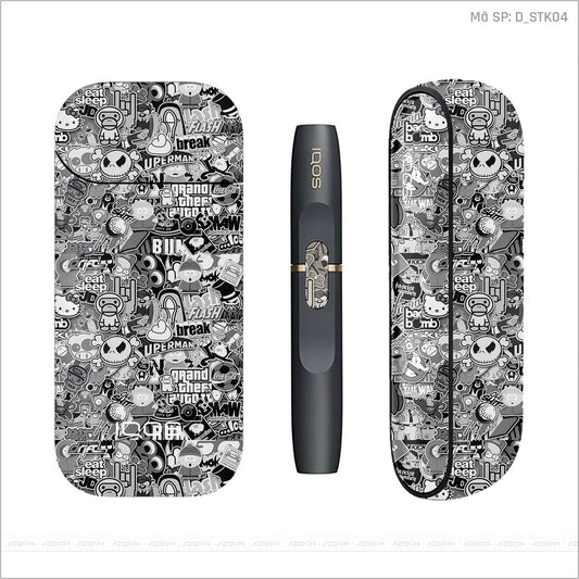 Dán Skin IQOS Hình Sticker | D_STK04
