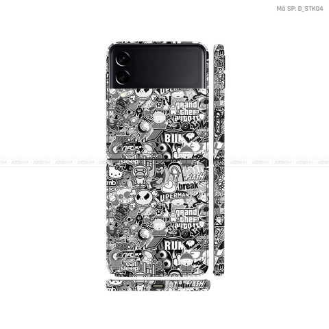 Dán Skin Galaxy Zflip3 Hình Sticker | D_STK04