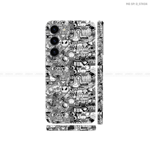 Dán Skin Samsung Galaxy S25 Series Chủ Đề Sticker | D_STK04