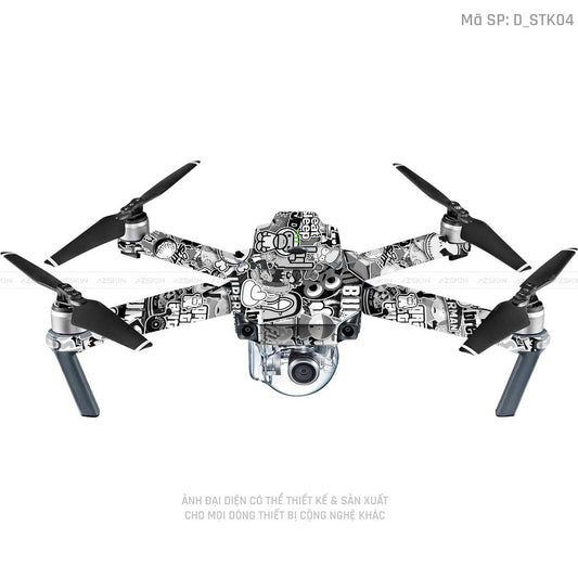 Dán Skin Flycam Hình Sticker | D_STK04