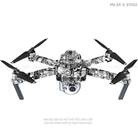 Dán Skin Flycam Hình Sticker | D_STK04