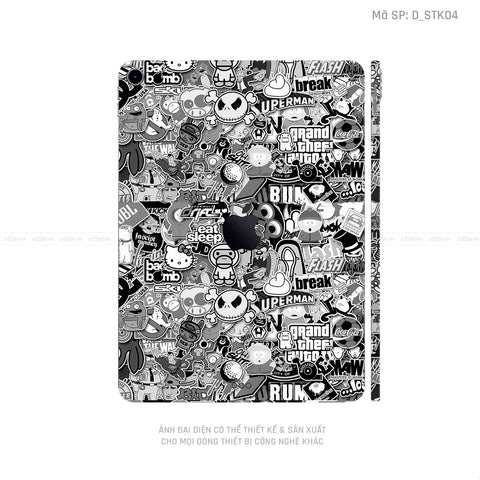 Dán Skin IPad Air Series Hình Sticker | D_STK04