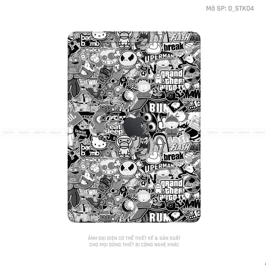 Dán Skin IPad Gen Series Hình Sticker | D_STK04