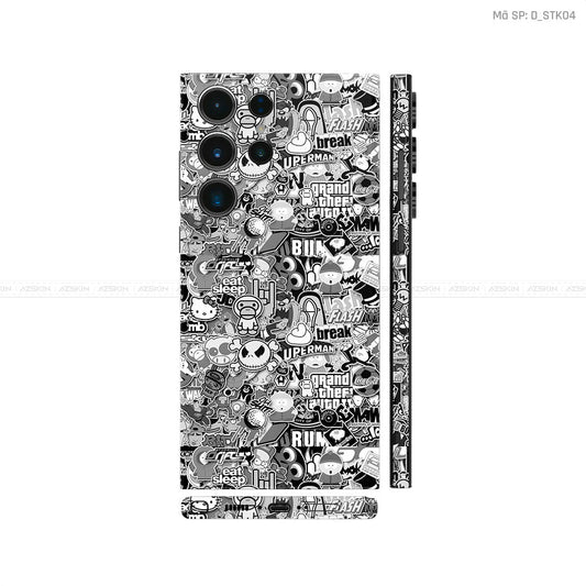 Dán Skin Galaxy S23 Series Hình Sticker Boom | D_STK04