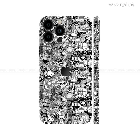 Dán Skin IPhone 16 Series Hình Sticker | STK04