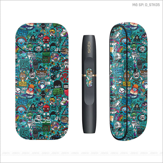 Dán Skin IQOS Hình Sticker | D_STK05