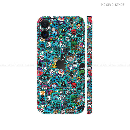 Dán Skin IPhone 12 Series Hình Sticker | D_STK05