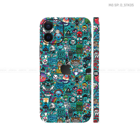 Dán Skin IPhone 12 Series Hình Sticker | D_STK05