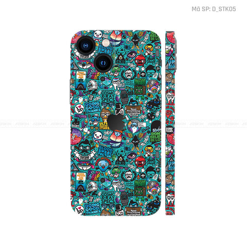 Dán Skin IPhone 16 Series Hình Sticker | STK05