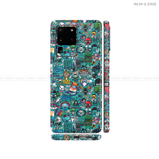 Dán Skin Galaxy S20 Series Hình Sticker | D_STK05