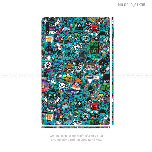 Dán Skin Galaxy Tab S8 Series Hình Sticker | D_STK05