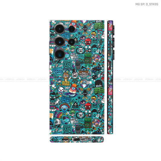 Dán Skin Galaxy S23 Series Hình Sticker | D_STK05