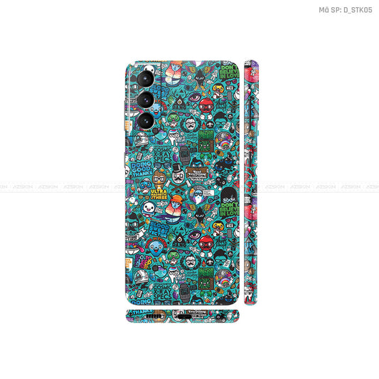 Dán Skin Galaxy S21 Series Hình Sticker | D_STK05