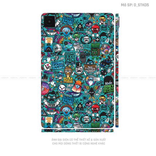 Dán Skin Máy Tính Bảng Xiaomi Mipad Hình Sticker | D_STK05