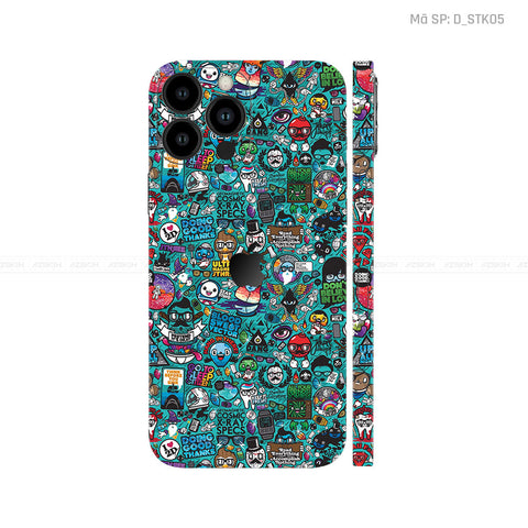 Dán Skin IPhone 16 Series Hình Sticker | STK05