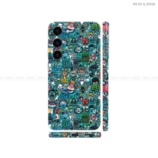 Dán Skin Galaxy S23 Series Hình Sticker | D_STK05