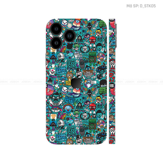 Dán Skin IPhone 12 Series Hình Sticker | D_STK05